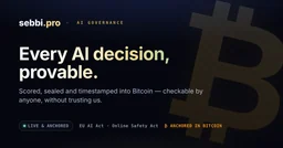 sebbi.pro - the proof layer for AI